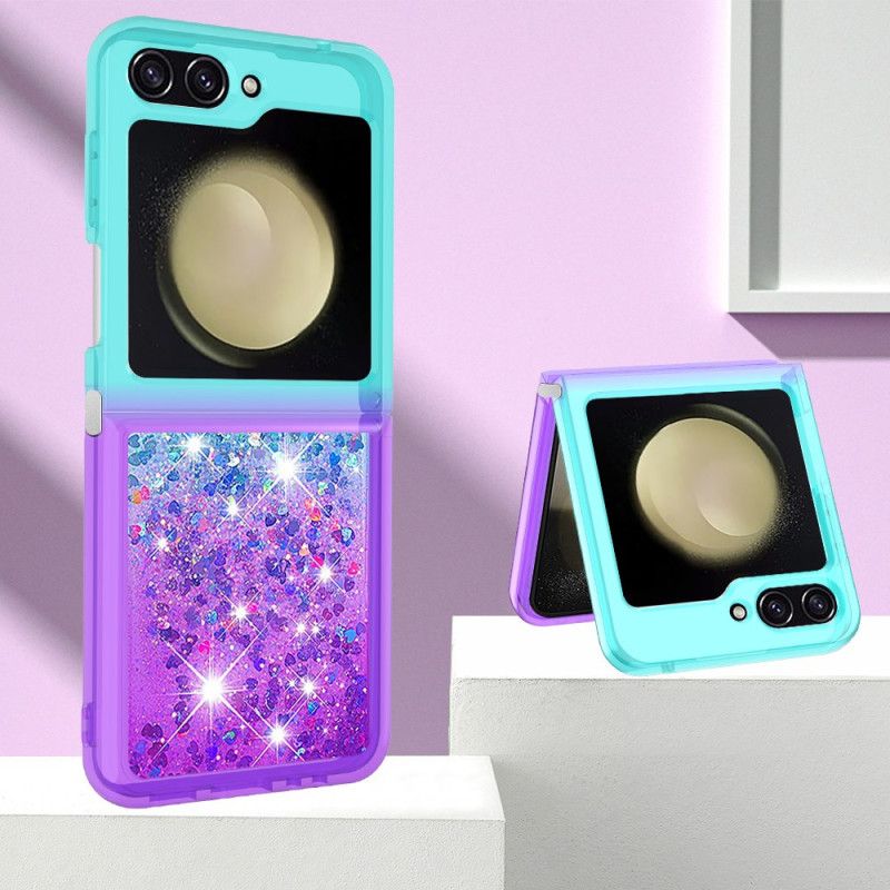 Hülle Für Samsung Galaxy Z Flip 7 Fe Farbverlauf-glitzer