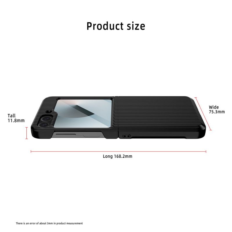 Hülle Für Samsung Galaxy Z Flip 7 Fe Gestreiftes Design
