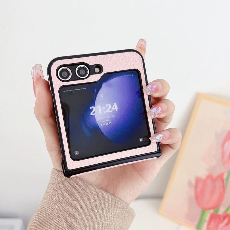 Hülle Für Samsung Galaxy Z Flip 7 Fe Litschi-muster