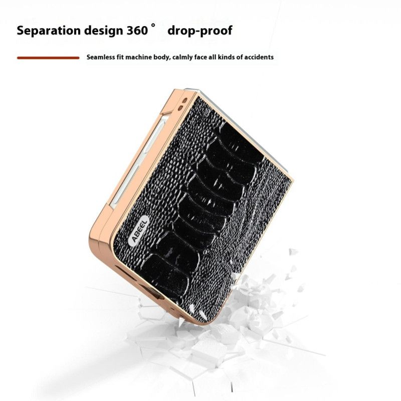 Hülle Für Samsung Galaxy Z Flip 7 Fe Stil Krokodilmuster