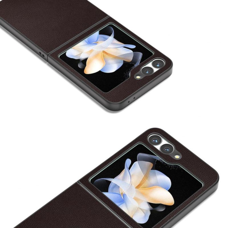 Hülle Samsung Galaxy Z Flip 7 Fe Dezentes Leder
