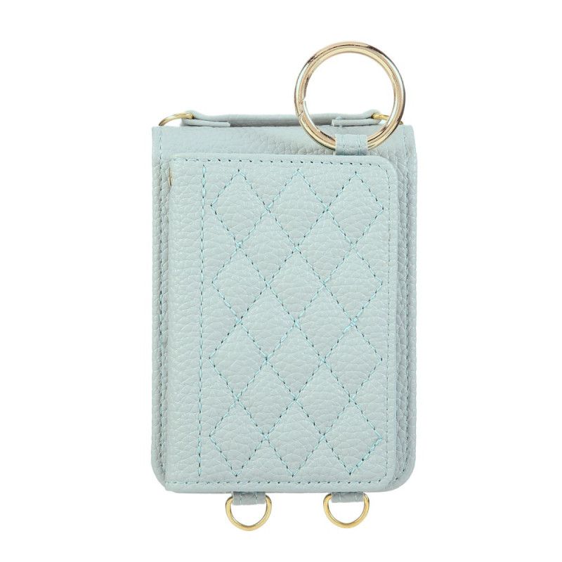 Hülle Samsung Galaxy Z Flip 7 Fe Gesteppt Mit Schultergurt