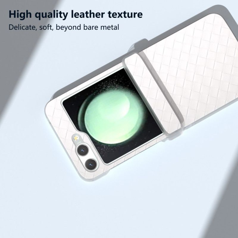 Hülle Samsung Galaxy Z Flip 7 Fe Gewebte Textur