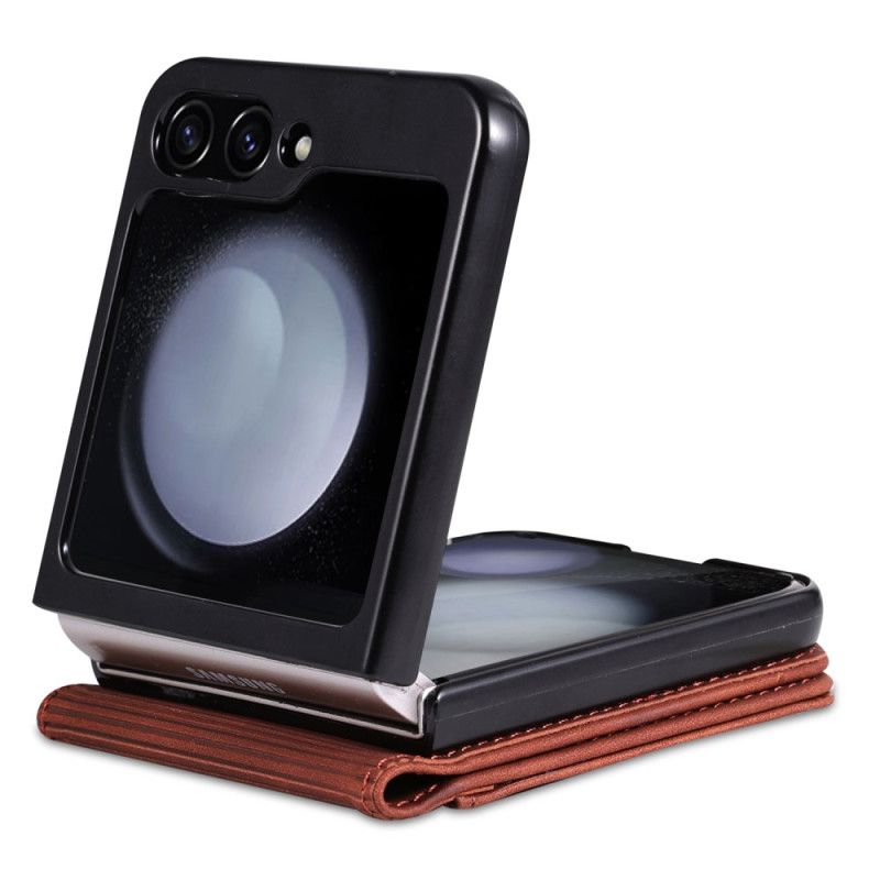 Hülle Samsung Galaxy Z Flip 7 Fe Handyhülle Azns Kartenetui Aus Kunstleder