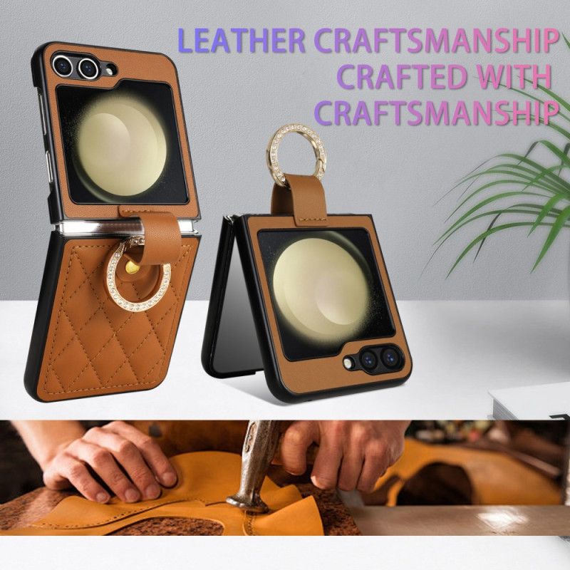 Hülle Samsung Galaxy Z Flip 7 Fe Handyhülle Klassisch Gesteppt