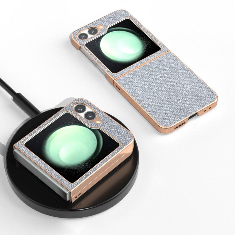 Hülle Samsung Galaxy Z Flip 7 Fe Handyhülle Strassstruktur