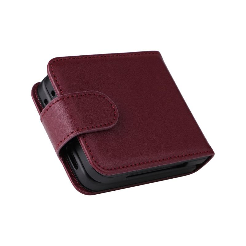 Hülle Samsung Galaxy Z Flip 7 Fe Kartenhalter In Lederoptik