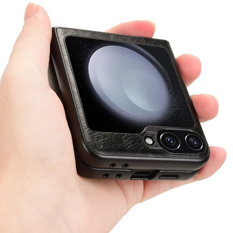 Hülle Samsung Galaxy Z Flip 7 Fe Kunstleder-nähte