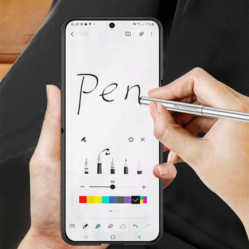 Hülle Samsung Galaxy Z Flip 7 Fe Stift Und Magnetscharnier