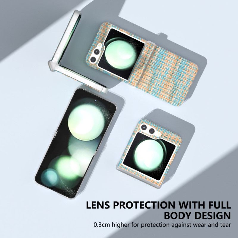 Hülle Samsung Galaxy Z Flip 7 Fe Stoffeffekt