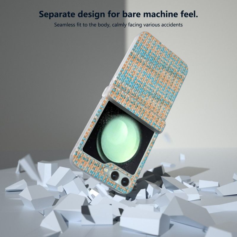 Hülle Samsung Galaxy Z Flip 7 Fe Stoffeffekt