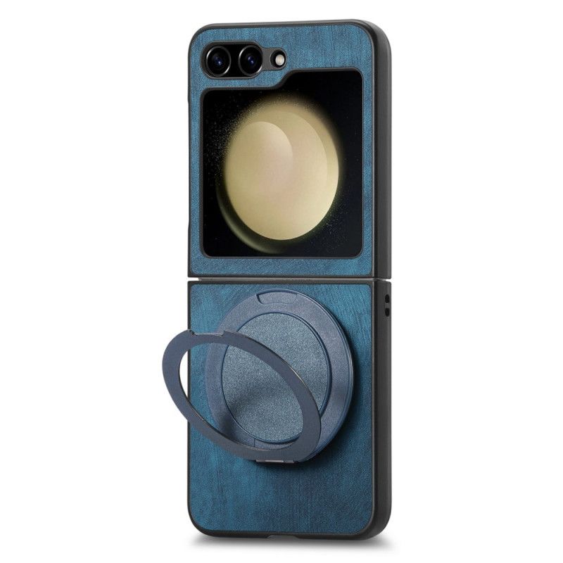 Hülle Samsung Galaxy Z Flip 7 Fe Wildlederoptik Mit Drehbarem Ständer