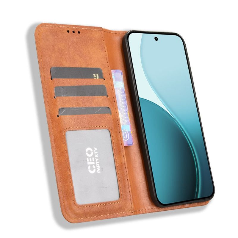Flip Case Oppo Reno 14f 5g Vintage-bordüre