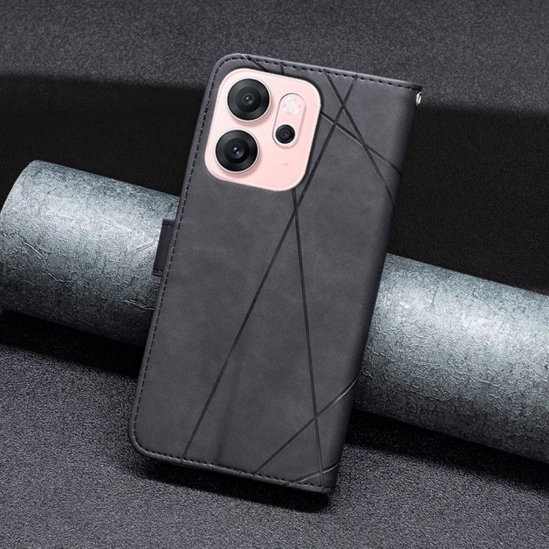 Lederhüllen Für Oppo Reno 14f 5g Geometrisch Binfen Color