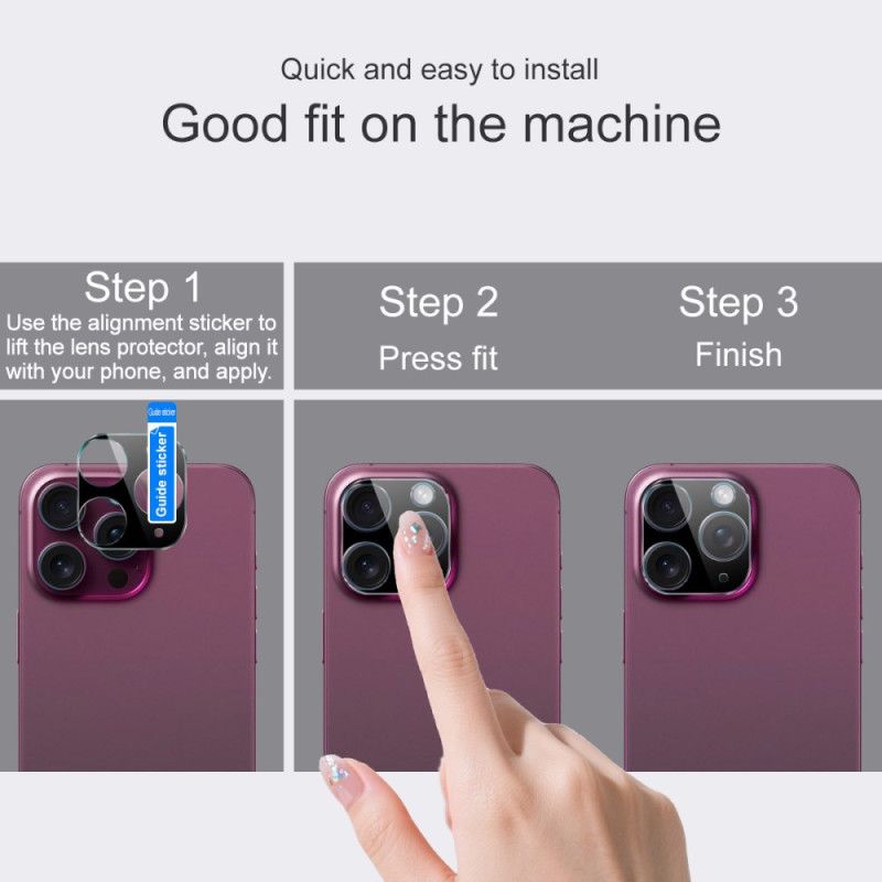 Linsenschutzfolie Aus Gehärtetem Glas Für Oppo Reno 14 F 5g (schwarze Version) Imak