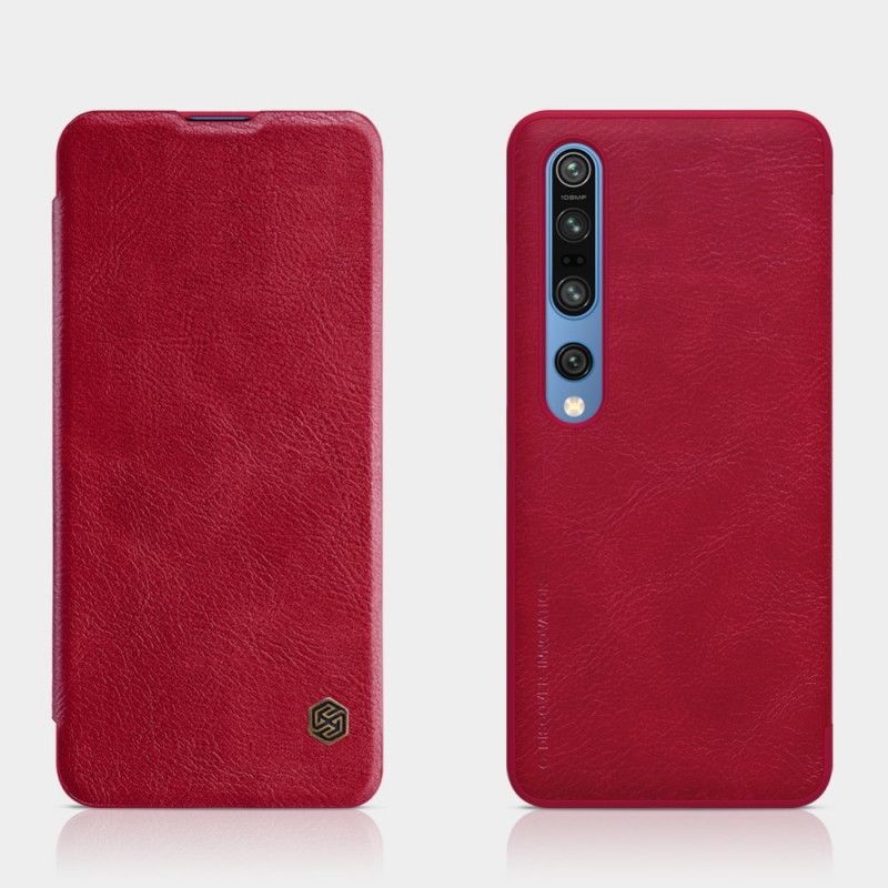 Flip Case Xiaomi Mi 10 / 10 Pro Braun Nillkin-Qin-Serie