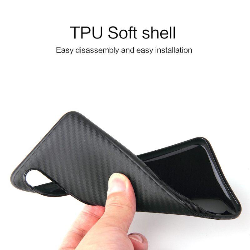 Hülle Für Xiaomi Mi 10 / 10 Pro Flexible Kohlefaser