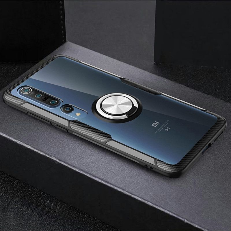 Hülle Für Xiaomi Mi 10 / 10 Pro Schwarz Magnetring