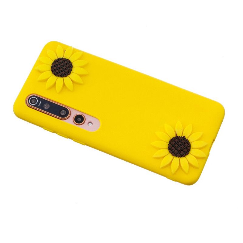 Hülle Xiaomi Mi 10 / 10 Pro 3D Sonnenblumen