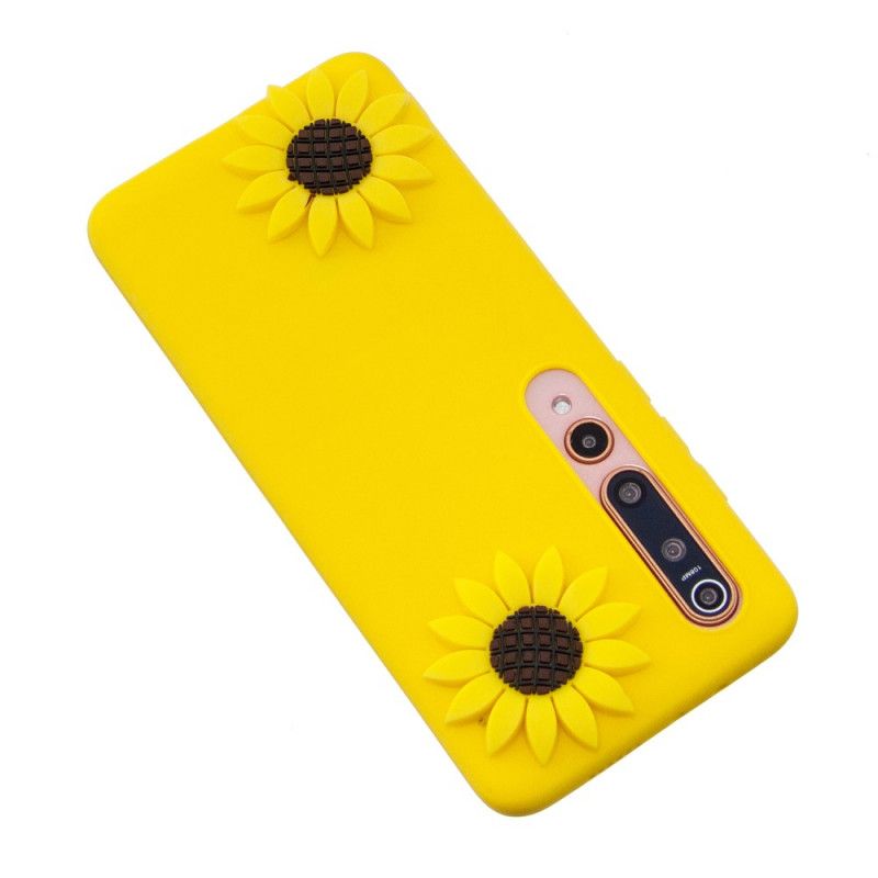 Hülle Xiaomi Mi 10 / 10 Pro 3D Sonnenblumen