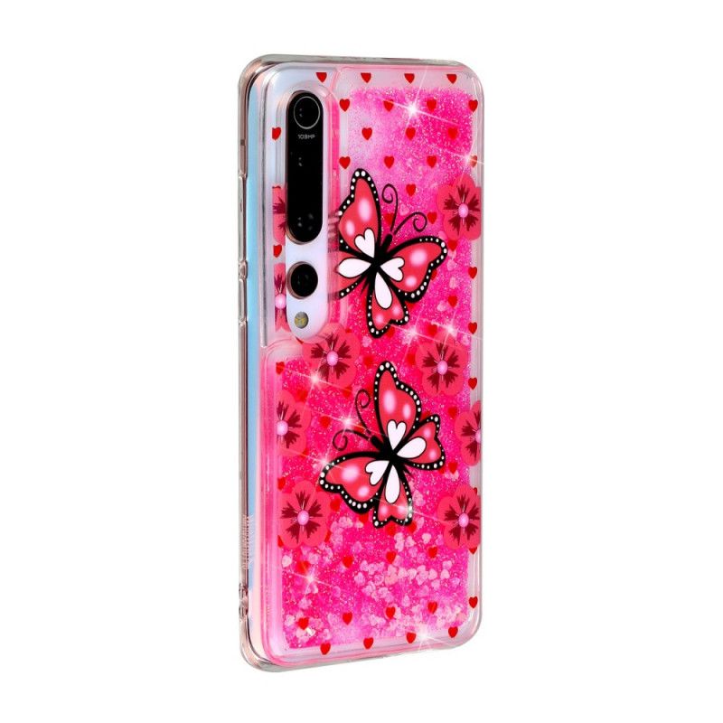 Hülle Xiaomi Mi 10 / 10 Pro Handyhülle Schmetterlingsglitter