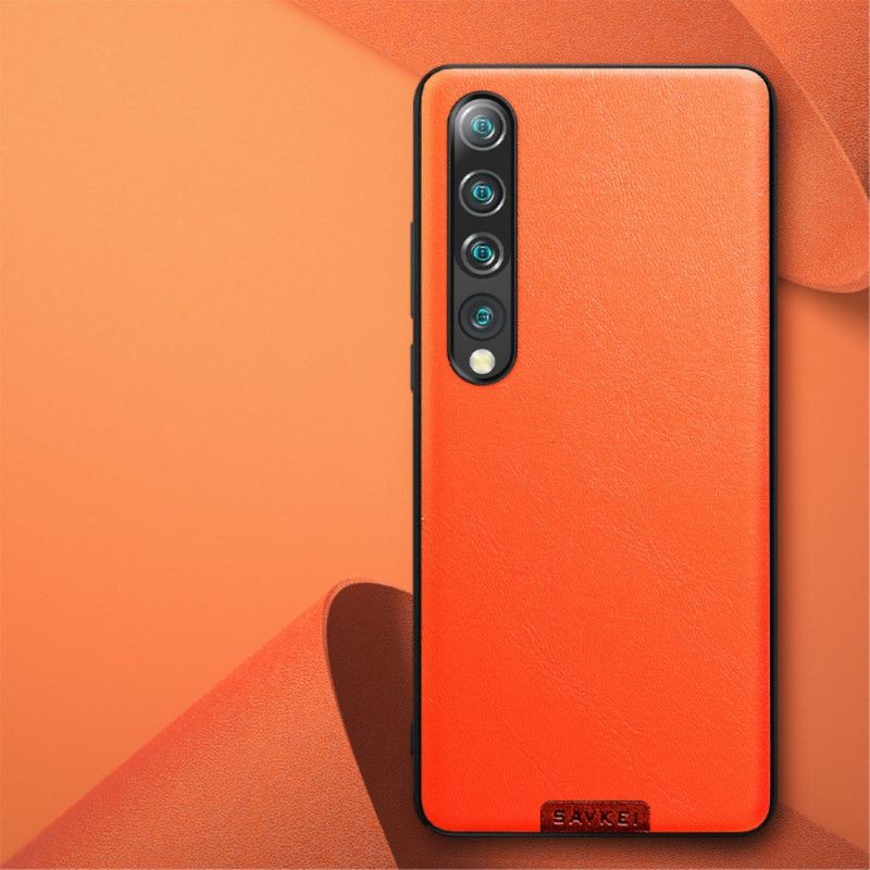 Hülle Xiaomi Mi 10 / 10 Pro Rot Premium-Lederstil