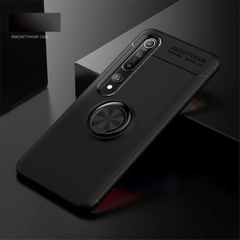 Hülle Xiaomi Mi 10 / 10 Pro Schwarz Handyhülle Drehring