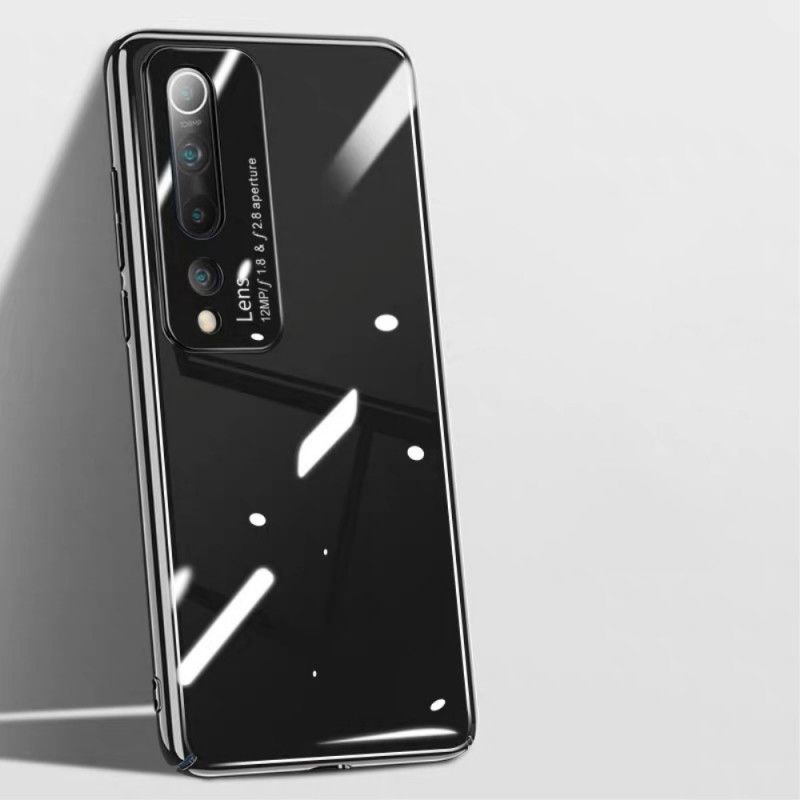 Hülle Xiaomi Mi 10 / 10 Pro Schwarz Pro Spiegeleffekt Gehärtetes Glas