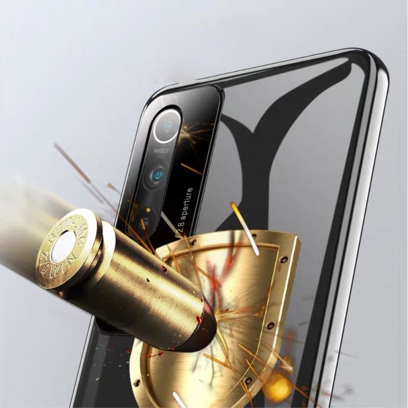 Hülle Xiaomi Mi 10 / 10 Pro Schwarz Pro Spiegeleffekt Gehärtetes Glas