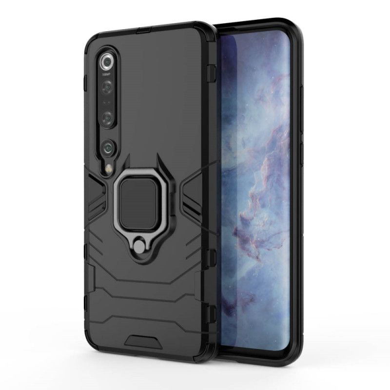 Hülle Xiaomi Mi 10 / 10 Pro Schwarz Widerstandsfähiger Pro-Ring