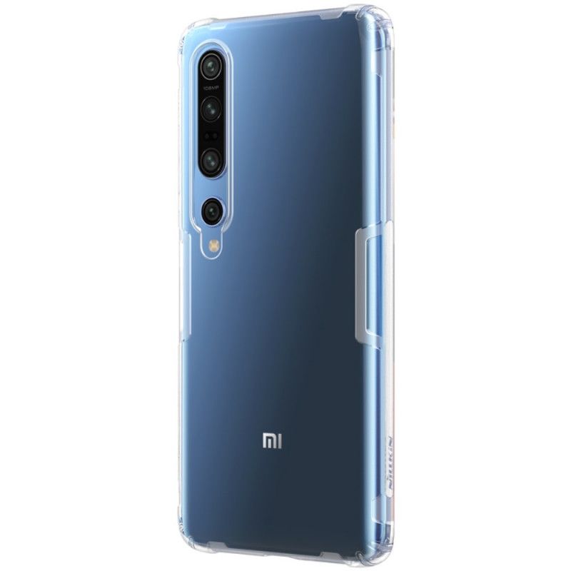 Hülle Xiaomi Mi 10 / 10 Pro Weiß Durchscheinender Nillkin