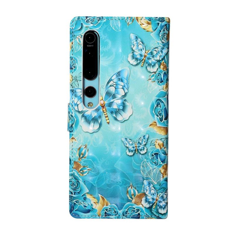 Lederhüllen Für Xiaomi Mi 10 / 10 Pro Lichtfleck Mandala Lila