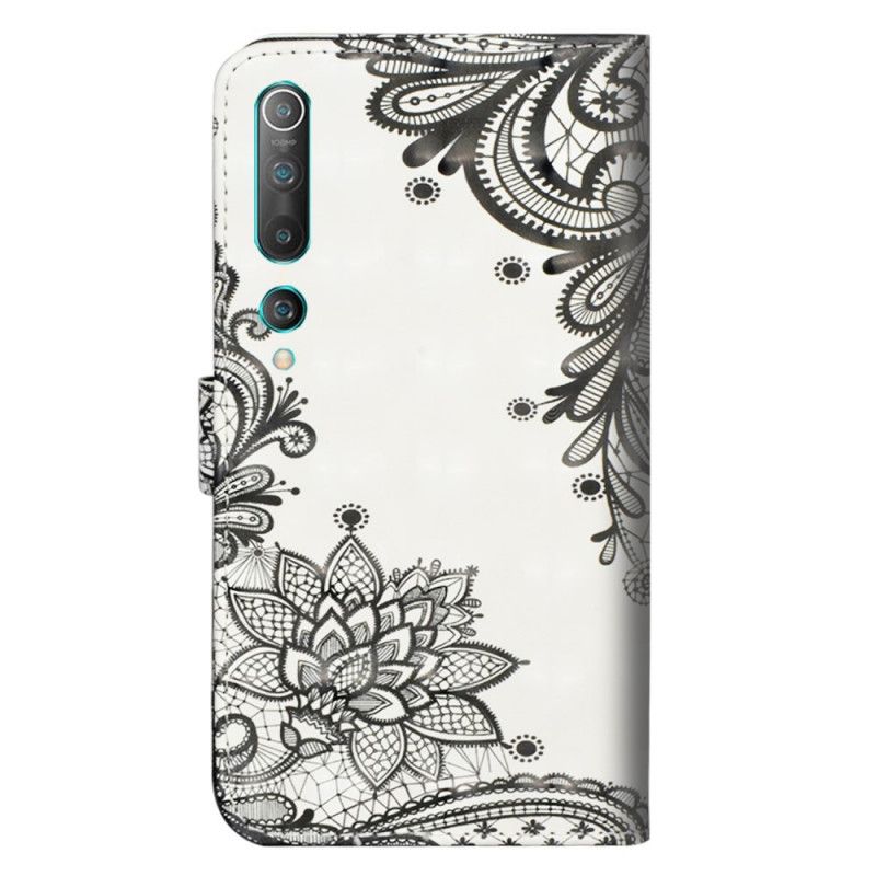 Lederhüllen Für Xiaomi Mi 10 / 10 Pro Spitzenblumenmandala