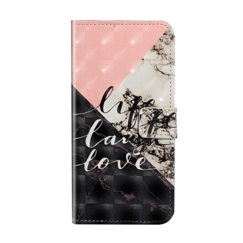 Lederhüllen Xiaomi Mi 10 / 10 Pro Lichtfleck Leben Lachen Liebe