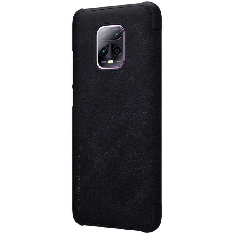 Flip Case Xiaomi Redmi 10X / 10X Pro Schwarz Nillkin-Qin-Serie