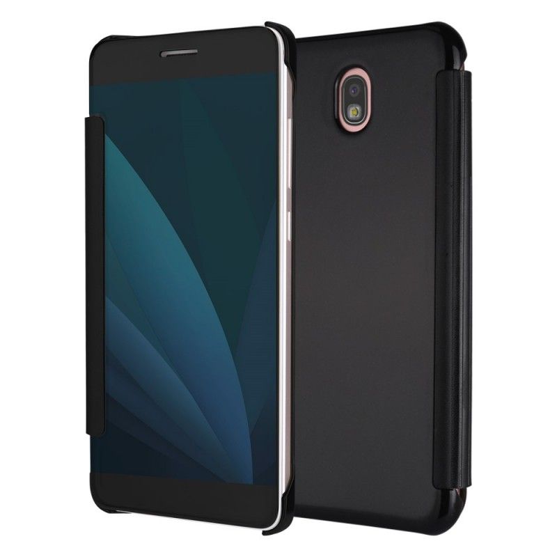 Flip Case Für Samsung Galaxy J3 2017 Lila Spiegel