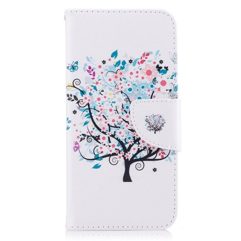 Lederhüllen Samsung Galaxy J3 2017 Blühender Baum