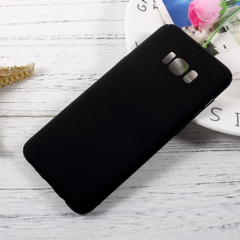 Hülle Samsung Galaxy S8 Plus Schwarz Mattes Silikon
