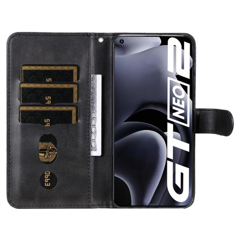 Flip Case Für Realme GT Neo 3T / Neo 2 Geldbörse