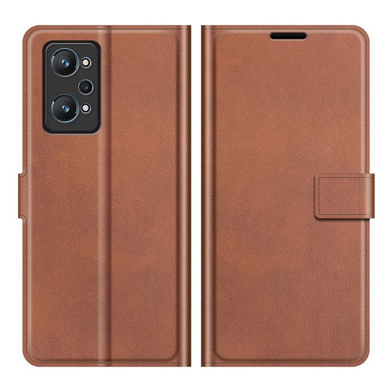 Flip Case Für Realme GT Neo 3T / Neo 2 Kunstleder Slim