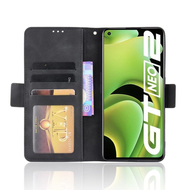 Lederhüllen Für Realme GT Neo 3T / Neo 2 Multi-card Premier Class