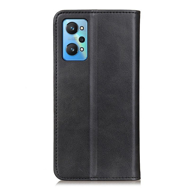 Schutzhülle Für Realme GT Neo 3T / Neo 2 Flip Case Elegantes Spaltleder