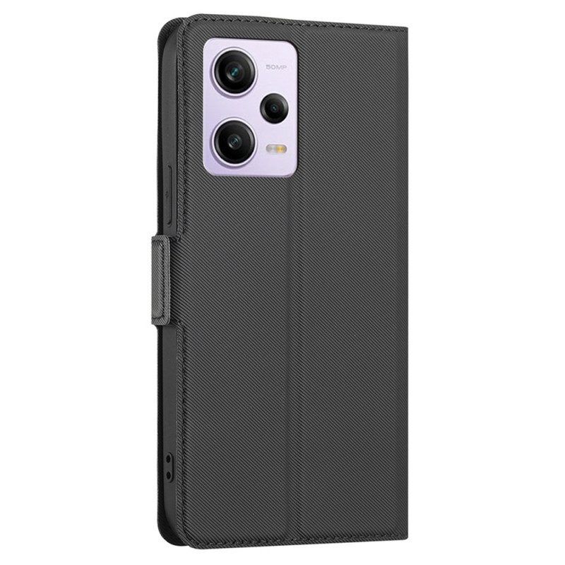 Flip Case Für Xiaomi Redmi Note 12 Pro Feine Bicolor
