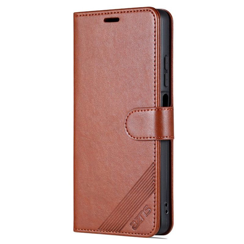 Flip Case Für Xiaomi Redmi Note 12 Pro Ledereffekt