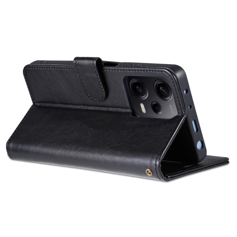 Flip Case Für Xiaomi Redmi Note 12 Pro Ledereffekt