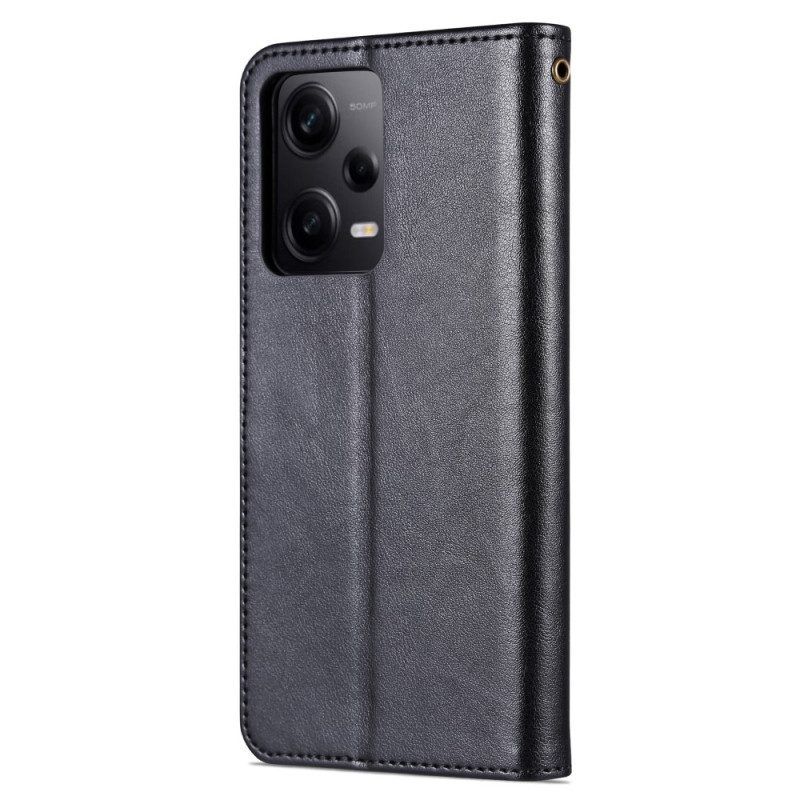 Flip Case Für Xiaomi Redmi Note 12 Pro Ledereffekt