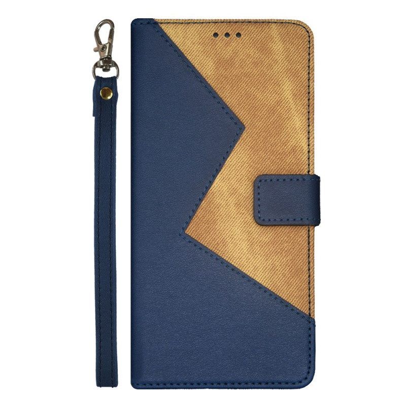 Flip Case Für Xiaomi Redmi Note 12 Pro Zweifarbiges Idewei