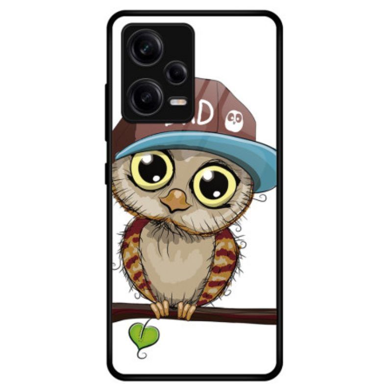 Handyhülle Für Xiaomi Redmi Note 12 Pro Bad Owl Gehärtetes Glas