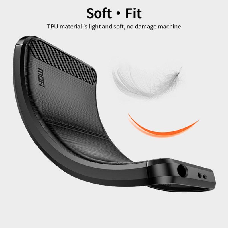 Hülle Für Xiaomi Redmi Note 12 Pro Mofi Gebürstete Kohlefaser