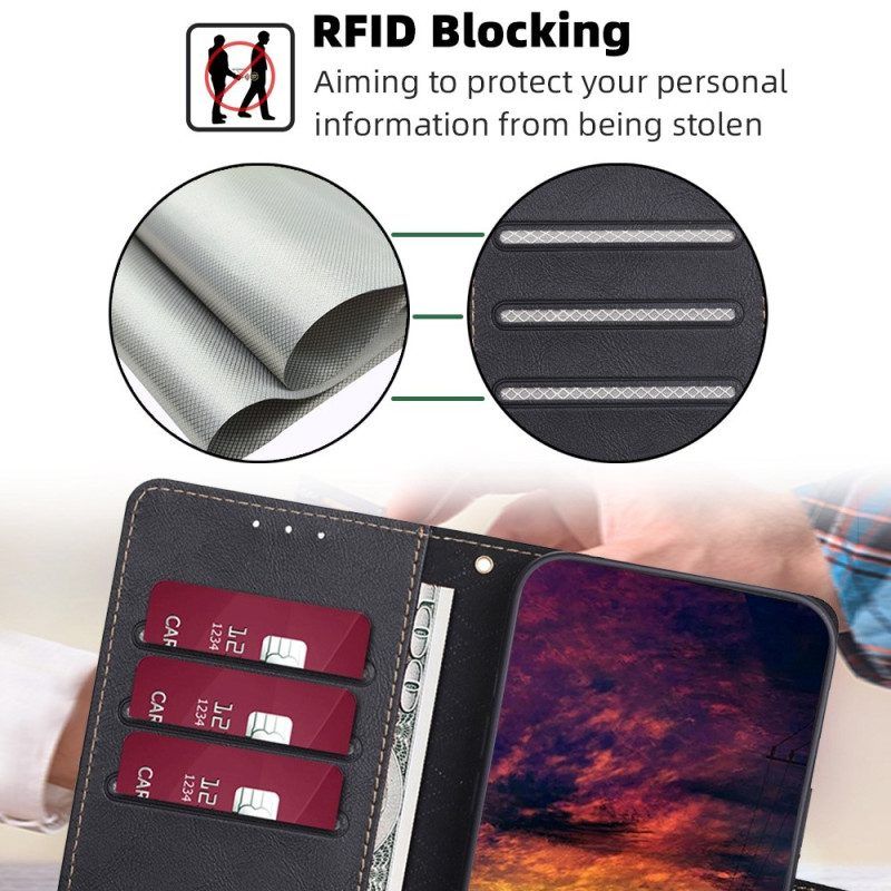 Lederhüllen Für Xiaomi Redmi Note 12 Pro Klassisches Rfid
